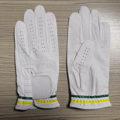 China Gostar Golf Cabretta Printing Soft Gloves for sale