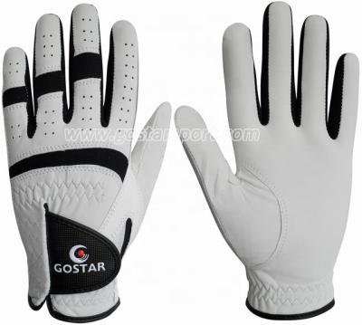 China PU Color Synthetic Leather White Golf Glove for sale