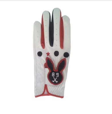 China Ladies/Girls PU Synthetic Leather Golf Gloves for sale