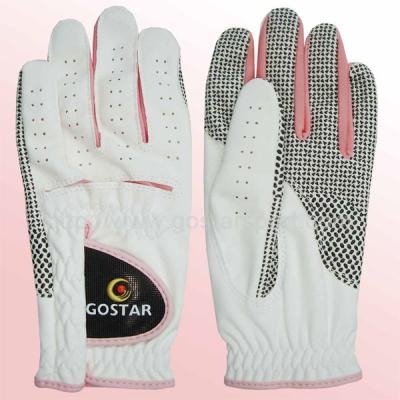 China 2021 Women Super Microfiber Material Golf Gloves Custom LOGO OEM for sale