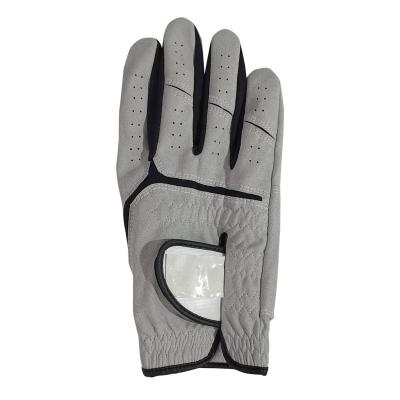 China Women's Gray All Weather Golf Glove With Reinforce Patch On Palm for sale