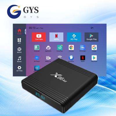 China WIFI X96 Air Android 9.0 TV Box Amlogic S905X3 4GB 64GB Quad Dual Dual Wifi TV Box Core 2.4G 5G Android 4k Box for sale