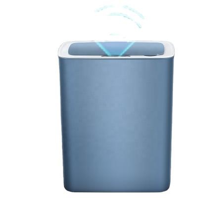 China Wholesale Viable Smart Automatic Sensor Trash Bin Waste Paper Bin Trash Bin For Living Room Toilet Bedroom for sale