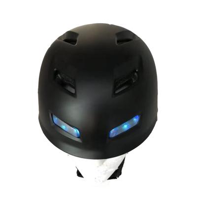 China Strong Hot Selling Bicycle Riding Safe Front And Rear LED Light Night Sport LED Bike Helmet for sale