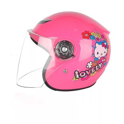 China 2020 Hot Sale Custom Logo 7-13 Years Electric Bike Motorcycle Shockproof Helmet For Children Kids Child for sale