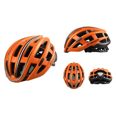 China Strong New LED Light Helmet Cycling Helmet Road Mountain Bike Adult Pneumatic Riding Off-Road Helmet for sale