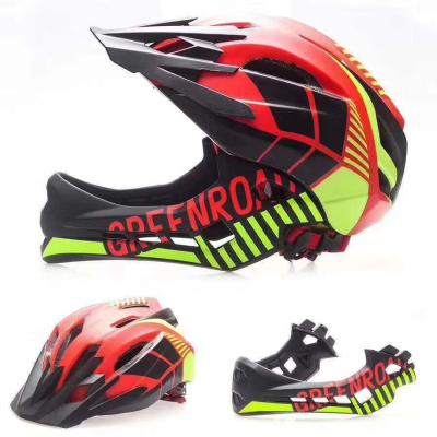 China Fashion Strong Chin Guard Breathable Safety Kids Cycling Helmet Kids Full Face Balance Bike Helmet for sale