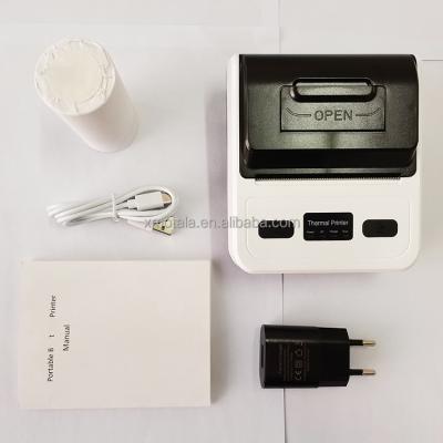 China Wireless Wifi Receipt POS Handheld Thermal Printer Small Mini Portable 80Mm BT White Blue Tooth Printer for sale