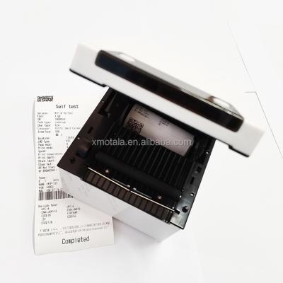 China Black and White Direct Thermal Desktop 3 Inch Receipt Printer Compatible with IOS and Android for sale