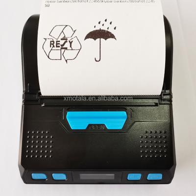 China Black 80Mm Label Maker Radio Linked To Phone And Computer Sticker And Label Receipt Printer for sale