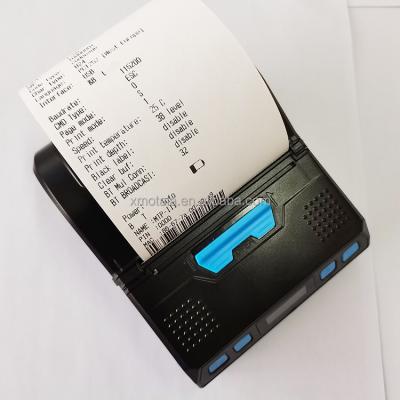 China Black 80Mm Mini Sticker Printer Barcode Qr Code Price Tag Jewelry Receipt Label Printer for sale