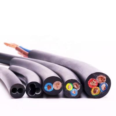 China Ten Core Oxygen Free Copper 0.3 Core Multicore Power Cord 0.5 0.75 1.0 1.5 2.5mm Oxygen Free Copper Wire RVV Extruded Line PVC sheath for sale