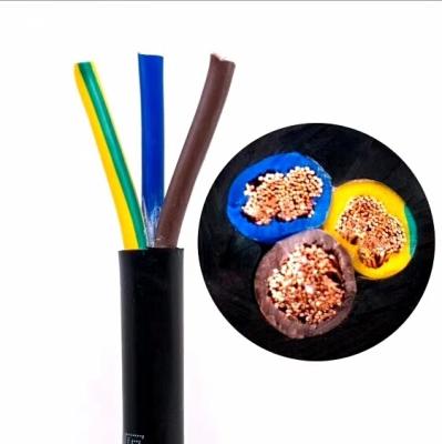 China Heating Three Core RVV Cable Wire Copper Electrical Conductor Cable For Home Appliances With PVC 300 Cross 500V Color 3*1.5mm for sale