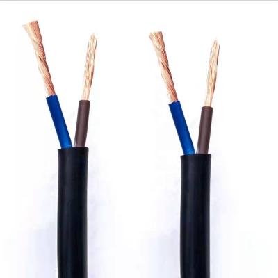 China 2*2.5 PVC Core Flexible Soft Oxygen-free Copper Rvv Electrical Heating Cable for sale