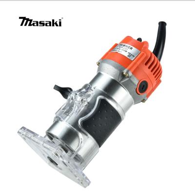 China 2-Stroke Electric Wood Edge Trimmer Hand Router Trimmer Wood Router Tools for Woodworking Engraving Drilling Tools for sale