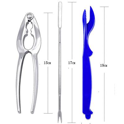 China Viable Special Design Biscuit Tool Portable Kit Sea Food 12pcs Seafood Tool Kit Widely Used for sale