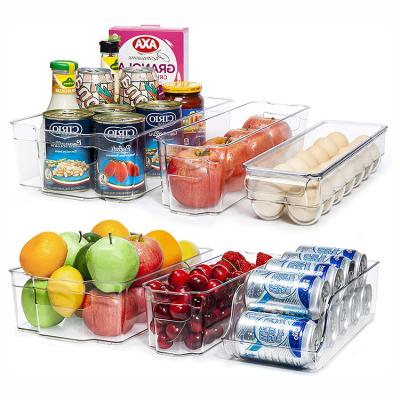 China Multifunctional 6 Food Fridge Plastic Organizer Top Quality Selling Guaranteed Set for sale