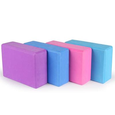 China High Density Yoga Bricks Fitness Exercise Multicolor EVA Yoga Block Supplier for sale