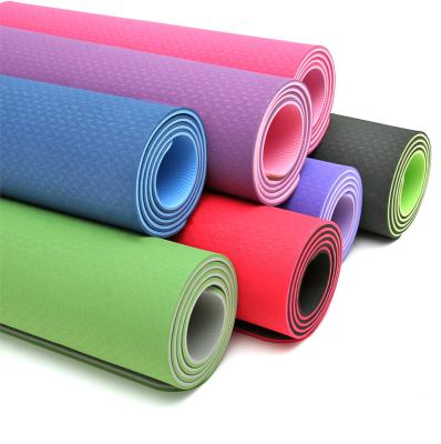 China Non-slip Hot Sale Gym Eco-Friendly Yoga Mat Size 183*61*0.6cm for sale