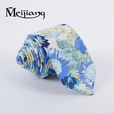 China FOR MEN'S CLOTHING Hot Sale OEM Fancy Support Skinny Flower Cooling Neck Ties With Logo For Men for sale