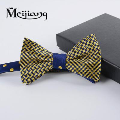 China Chinese Supplier Hand Made Woven Bow Tie Custom Bow Tie Striped Beautiful for sale