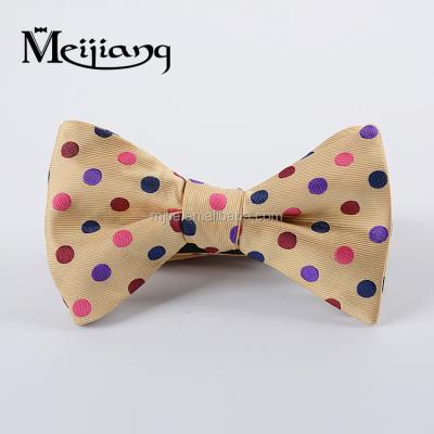 China Other Hot Sale Classic Dots Wholesale Box Packing Mens Silk Bow Tie for sale