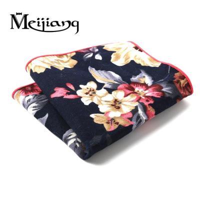 China Jacquard China Manufacturer Fancy 100% Cotton Handkerchief For Men for sale