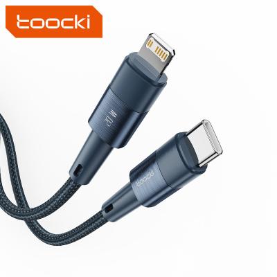 China Toocki 20W PD Type c MP3/MP4 Player to Apple Cable for Iphone fast charging type c data cable for iphone 12/13/14 pro for sale