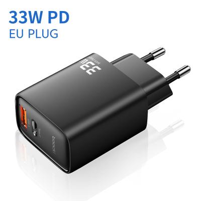 China For Mobile Phone/Laptop/Tablet/Earphones Toocki Manufacture Type Fast Charging Type C Wall Charger Head PD 33w Phone Charger Charger for sale