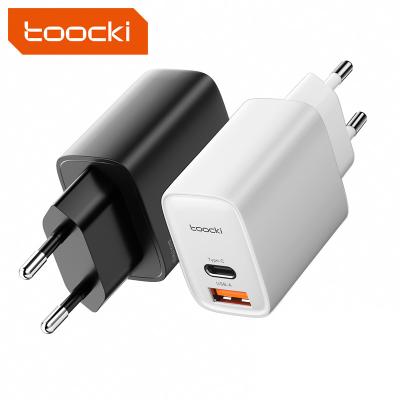 China USB-C Fast Charging Portable Charger For Mobile Phone/Laptop/Tablet/Quality QC 3.0+PD 3.0 PD 33W Earphone Toocki Nice Adapter For Mobile Phone for sale