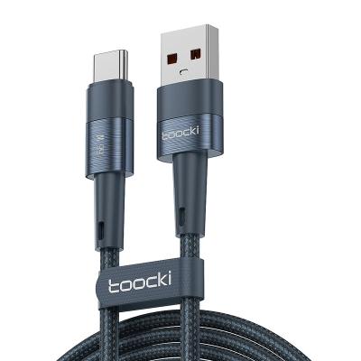 China LED Digital Display For Output Power Toocki Customized Logo USB C Cable 66W USB C Charging Cable 66W Charging Cable for sale