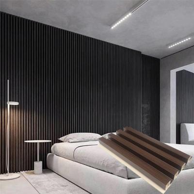 China JIUYIXING modern popular design easy install waterproof classic wall cladding interior decorative wpc 3D wall panel for sale