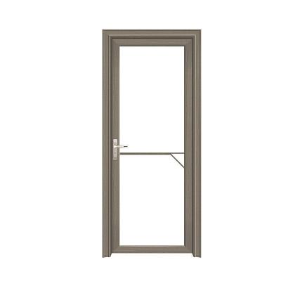 China JIUYIXING Waterproof Top Selling Minimalist Narrow Frame Aluminum Tempered Bathroom Frosted Glass Door for sale