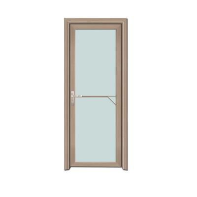 China JIUYIXING Minimalism Style Waterproof Narrow Frame Aluminum Alloy Tempered Glass Door For Bathroom for sale