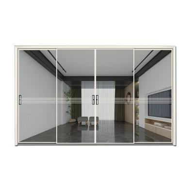 China JIUYIXING 2023 new design factory direct sales aluminum alloy waterproof tempared glass doors for kitchen and balcony for sale