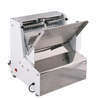 China Hot Selling Bakery Bread Slicer for Homemade Bread 110v Bread Slicer 12mm Commercial Fast Cutting Machine for sale