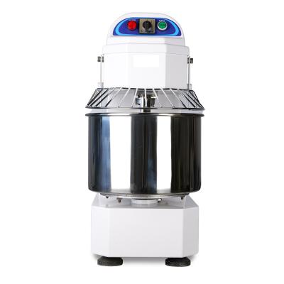 China Snack Plant 10 Liters Dough Kneading Machine Large Capacity Spiral Bread Cake Mixer Dough Mixing Kneading Machine Commercial for sale