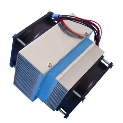 China Aluminum Heatsink High Efficiency Cooler Peltier Device 36W 12V Sets Peltier System Thermoelectric Air To Air Cooling Kits for sale