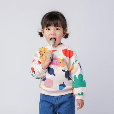 China Autumn Fashion Cotton Letter Baby Toddler Girls Long Sleeve Main 221276 Marc&janie Long Sleeve Sweatshirt for sale