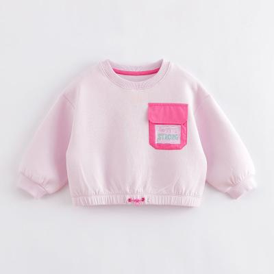 China Wholesale marc&janie 221005 viable girls spring 100% cotton print fabric super comfortable high quality cotton pullover sweatshirts for sale