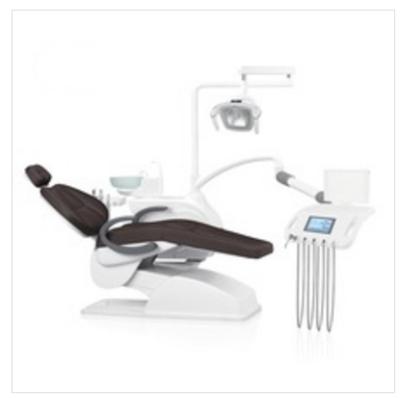 China Best Acrylic Integral Touch Screen Dental Unit Chair With Soft Leather for sale