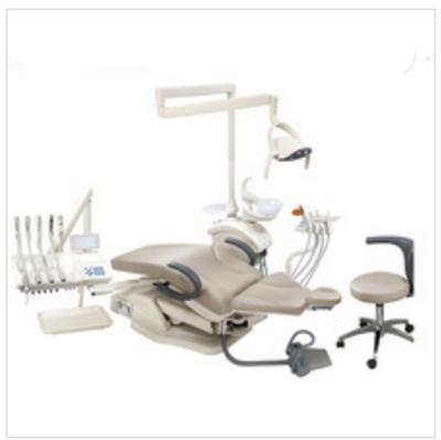 China Real Leather Luxury Left Hand Dental Chair Acrylic Computer Controlled for sale