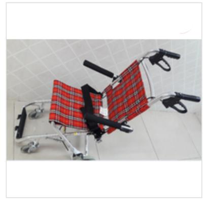 China EXTRA LIGHT TRAVEL PR-2585 ALUMINUM PORTABLE WHEELCHAIR for sale