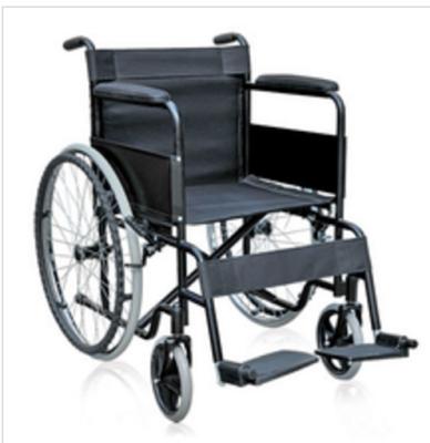 China wheelchair with cheap durable foldable economic steel in dubai PR-2595 for sale