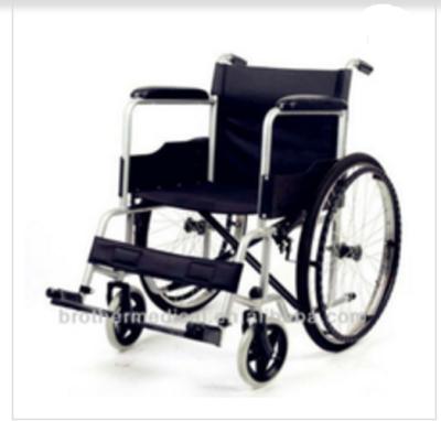 China Steel Foldable Economic Cheapest Wheelchair Used Wheelchair PR-2587 for sale