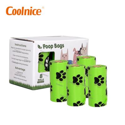 China Sustainable Pet Supplies Poop Bag 2021 Plastic Character Pets Poop Bag Biodegradable Waste Bags for sale