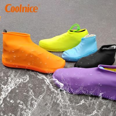 China Waterproof Heavy Duty Rain Proof PVC Waterproof Shoe Covers Outdoor For Women for sale