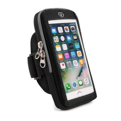 China Anti-fall Women Gym Sports Waist Bag Arm Pouch Men Walking Sports Phone Bags for sale