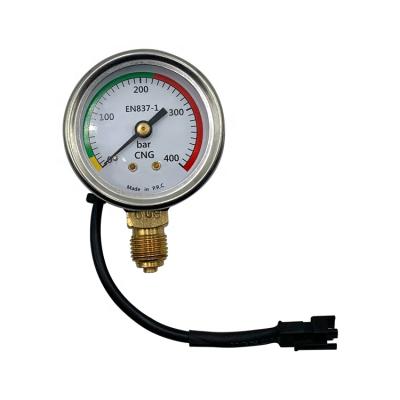 China CNG Stainless Steel Pressure Gauge Gauge For Auto Gas Cylinder Standard Size for sale