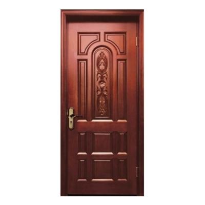 China Hot Selling High Quality Solid Wood Door Waterproof Wooden Main Door Fancy New Designs for sale